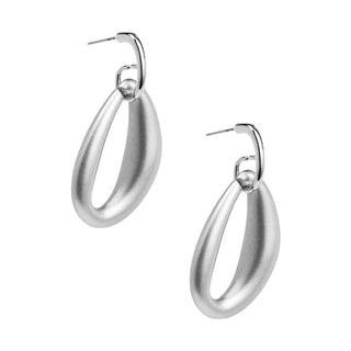 Matte Puffy Link Drop Earring - Annie Jack TX
