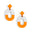 Orange/White