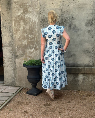 Seashell Print Tiered Midi Dress - Annie Jack TX