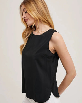 Sleeveless Scoop Neck Blouse - Annie Jack TX