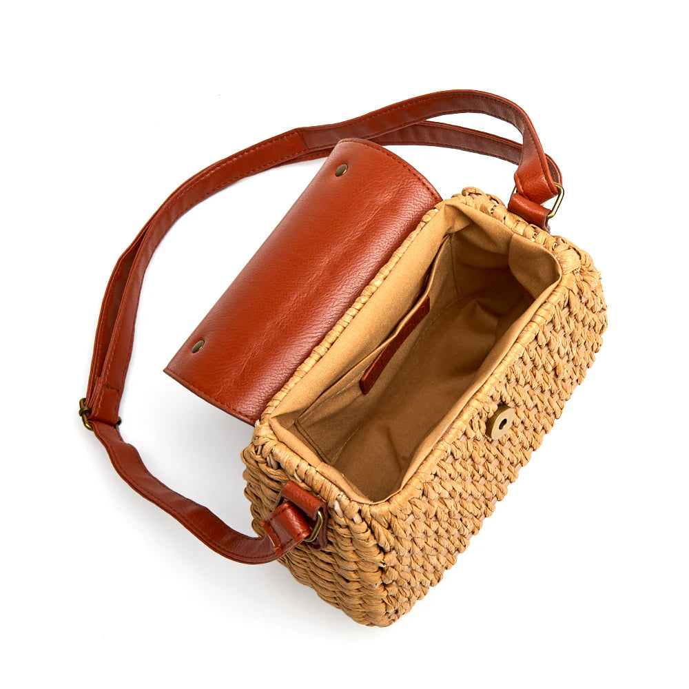 Woven Harbor Handbag - Annie Jack TX
