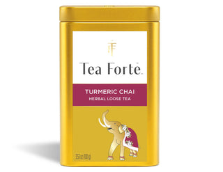 Turmeric Chai Loose Leaf Tea Square Canister - Annie Jack TX