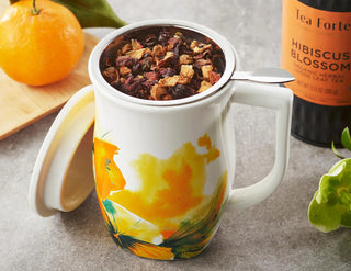 Fiore Steeping Cup with Infuser Wild Poppy - Annie Jack TX