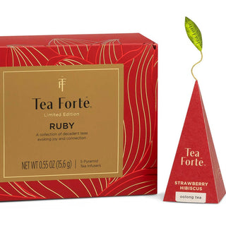 Tea Forte Ruby Mini Petite Presentation Box - Annie Jack TX