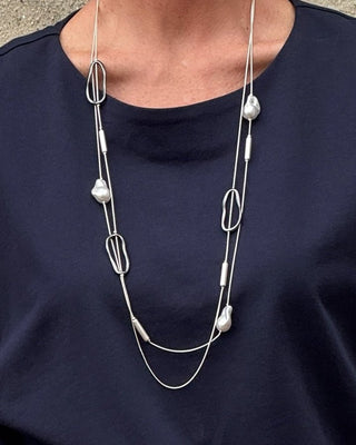 Double Strand Contemporary Necklace - Annie Jack TX