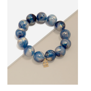 Chunky Iridescent Beaded Bracelet - Annie Jack TX
