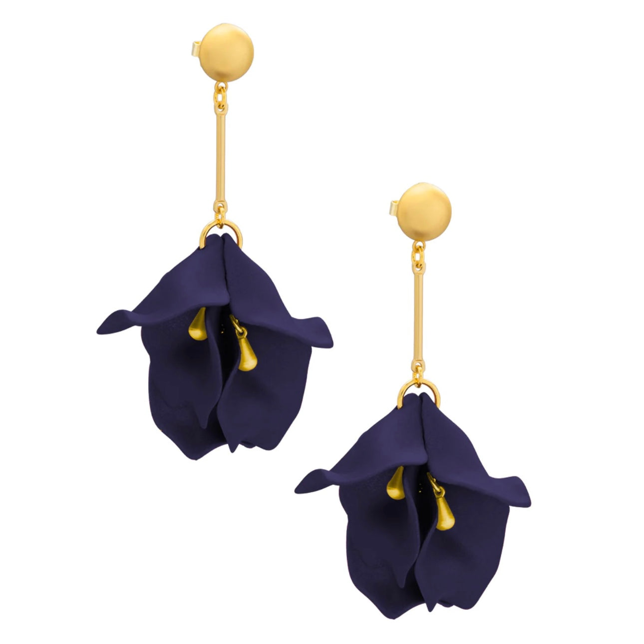 Metallic Resin Petal Drop Earring - Annie Jack TX