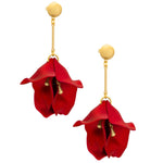 Metallic Resin Petal Drop Earring - Annie Jack TX