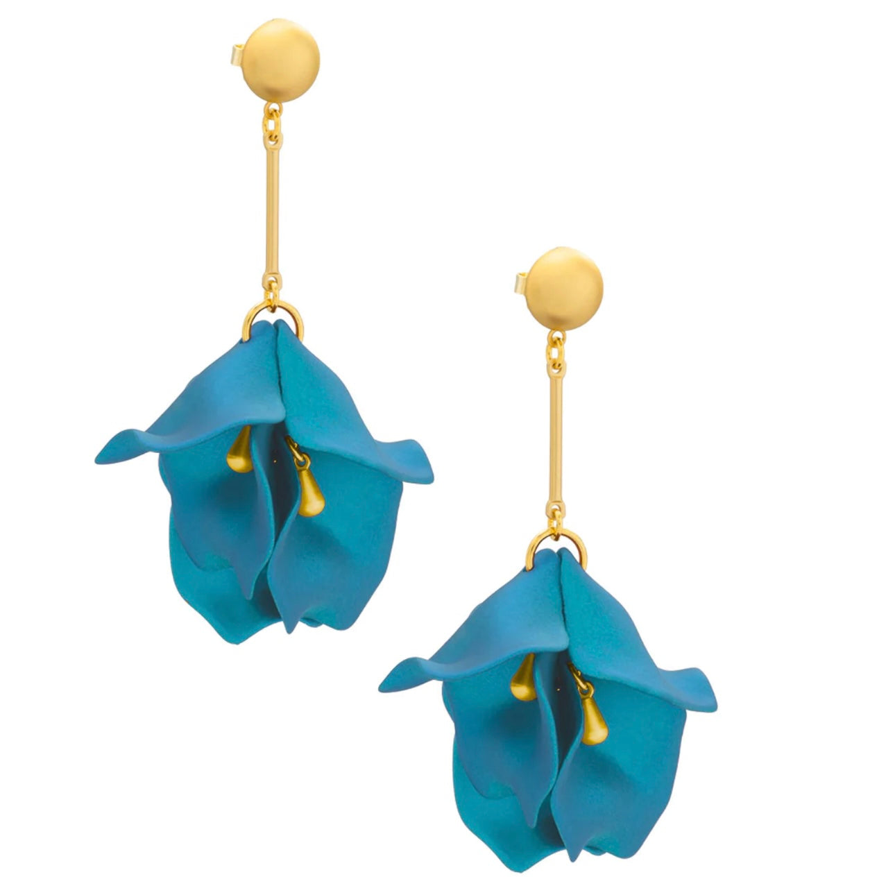 Metallic Resin Petal Drop Earring - Annie Jack TX