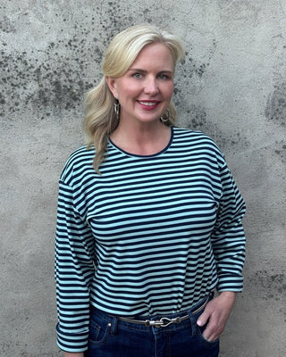 The Everyday Coastal Striped Top - Annie Jack TX