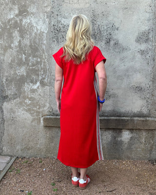 The Sporty Ruby Striped Maxi Dress - Annie Jack TX