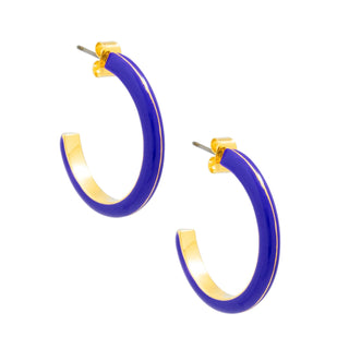 Enamel C-Shape Earring - Annie Jack TX