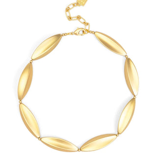 Savannah Matte Gold Bead Short Necklace - Annie Jack TX