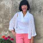 Crochet Open Front Cardigan - Annie Jack TX