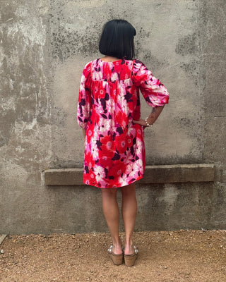 Smocked Floral Dress - Annie Jack TX