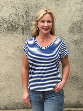 Striped Jersey Top - Annie Jack TX