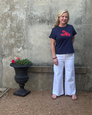 Short Sleeve Fun Lobster Tee - Annie Jack TX