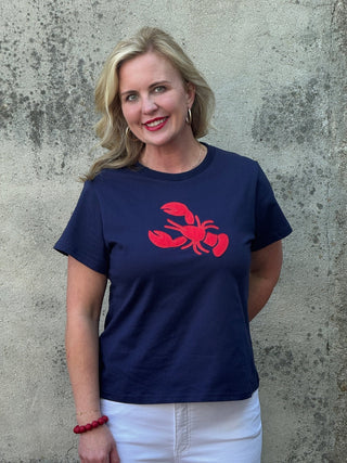 Short Sleeve Fun Lobster Tee - Annie Jack TX