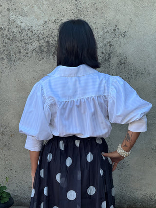 Piper Striped Drop Waist Blouse - Annie Jack TX