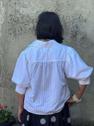 Piper Striped Drop Waist Blouse - Annie Jack TX