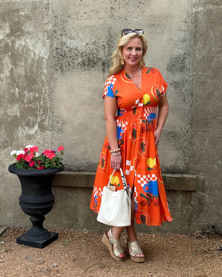 orange v neck maxi dress Best Thing Satin Maxi Dress Orange