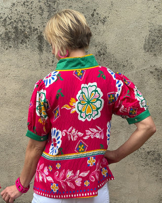 Island Print Top - Annie Jack TX