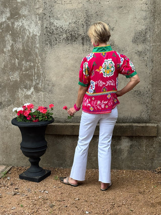 Island Print Top - Annie Jack TX