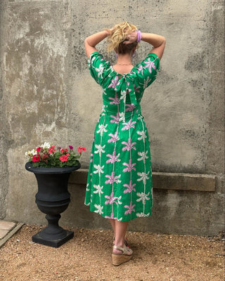 Palm Island Cinched Midi Dress - Annie Jack TX