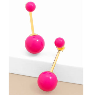 Double Sphere Drop Earring - Annie Jack TX