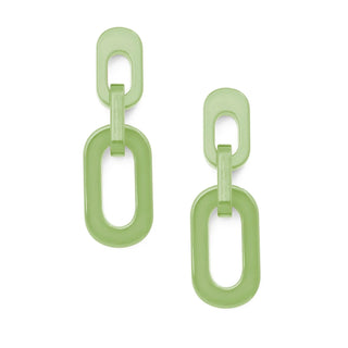 Resin Cable Chain Drop Earring - Annie Jack TX