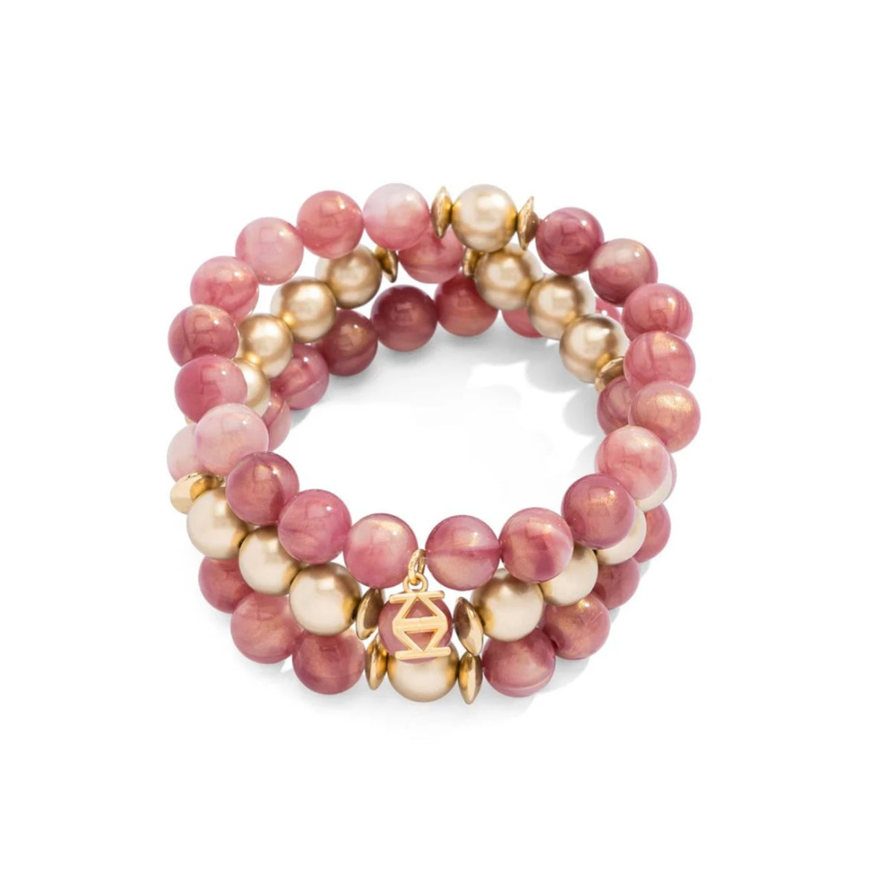 Iridescent Multi Strand Stretch Bracelet - Annie Jack TX