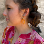 Resin Oval Link Earring - Annie Jack TX