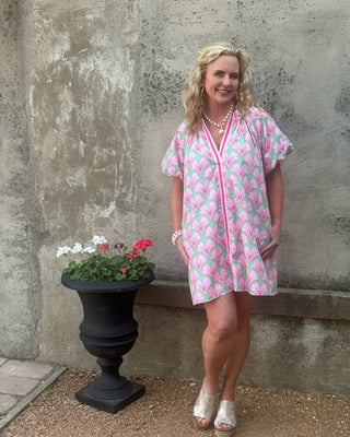 Petal & Mint Puff Sleeve Dress - Annie Jack TX
