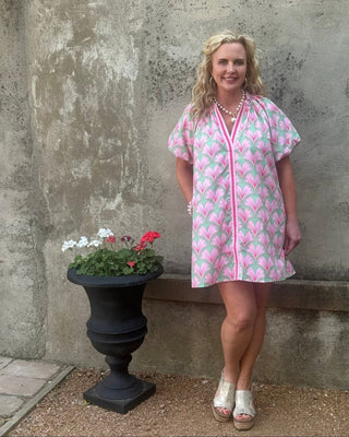 Petal & Mint Puff Sleeve Dress - Annie Jack TX