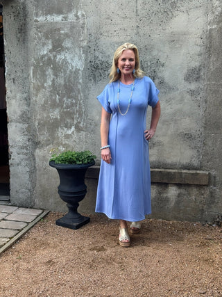 Oh So Comfortable Drop Shoulder Dress - Annie Jack TX