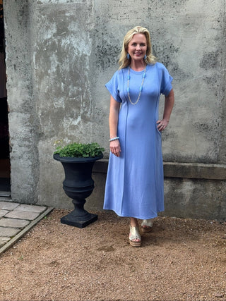 Oh So Comfortable Drop Shoulder Dress - Annie Jack TX