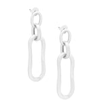 Hammered Oval Link Earring - Annie Jack TX