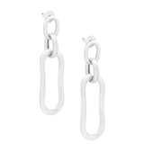 Hammered Oval Link Earring - Annie Jack TX