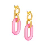 Resin Oval Link Earring - Annie Jack TX