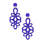 Resin Blooming Flower Drop Earring  E2690 - Annie Jack TX