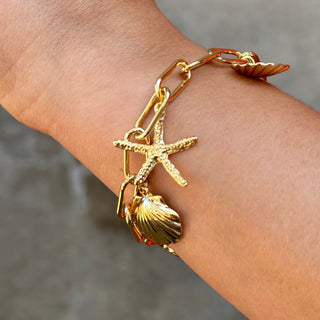 Sea Charms Link Bracelet - Annie Jack TX