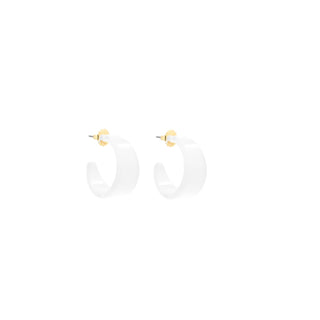 Small Chunky Resin Hoop Earring - Annie Jack TX