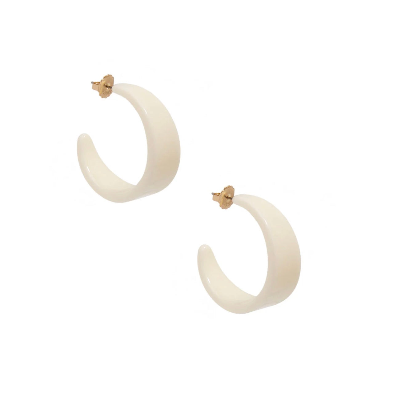 Large Chunky Resin  Hoop Earring - Annie Jack TX