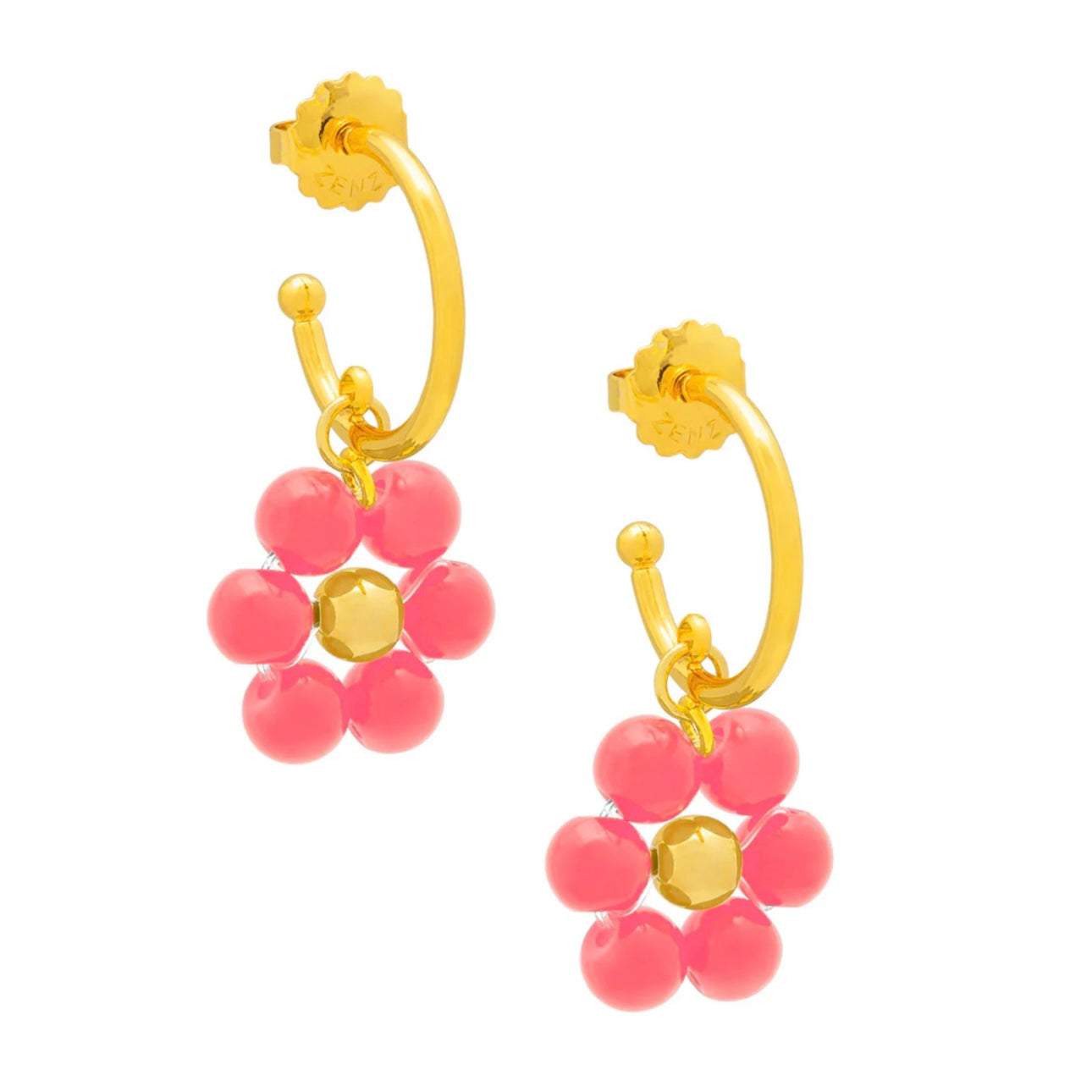 Glassbead Flower Drop Earring E2857 - Annie Jack TX