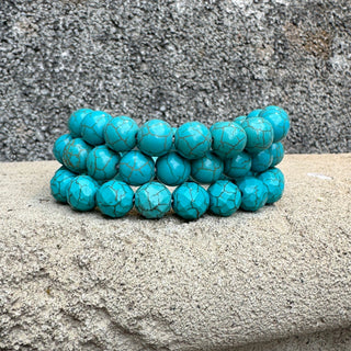 3 Strand Turquoise Bracelet - Annie Jack TX