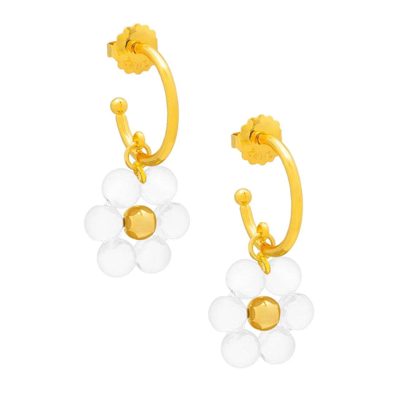 Glassbead Flower Drop Earring E2857 - Annie Jack TX