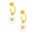 Glassbead Flower Drop Earring E2857 - Annie Jack TX