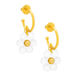 Glassbead Flower Drop Earring E2857 - Annie Jack TX