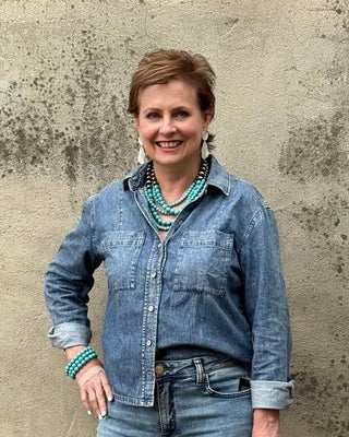Harley Denim Top - Annie Jack TX