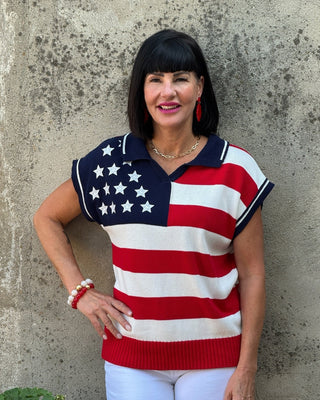The Star - Spangled Knit - Annie Jack TX